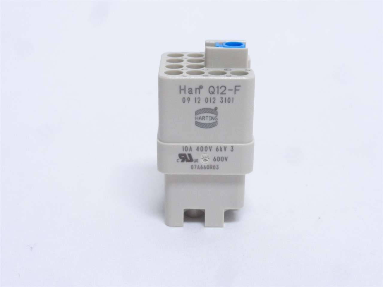 Harting 9120123101; Rectangular Socket Insert; 10A; 400VAC