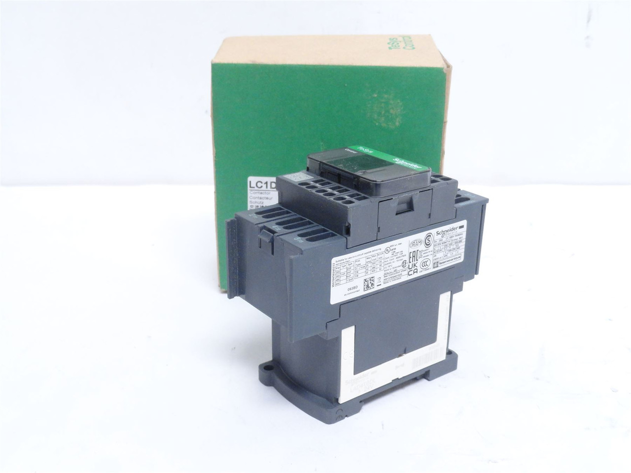 Schneider LC1D093BD; Contactor; 9A; 3P; 600VAC; Coil: 24VDC