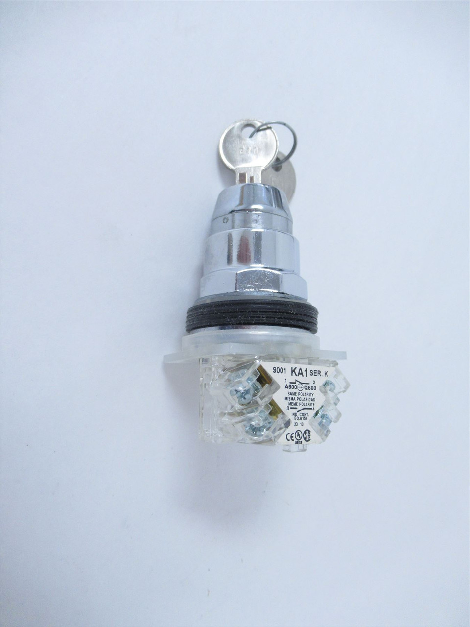 Schneider 9001KS11K1H1; Selector Switch 30mm Key E10