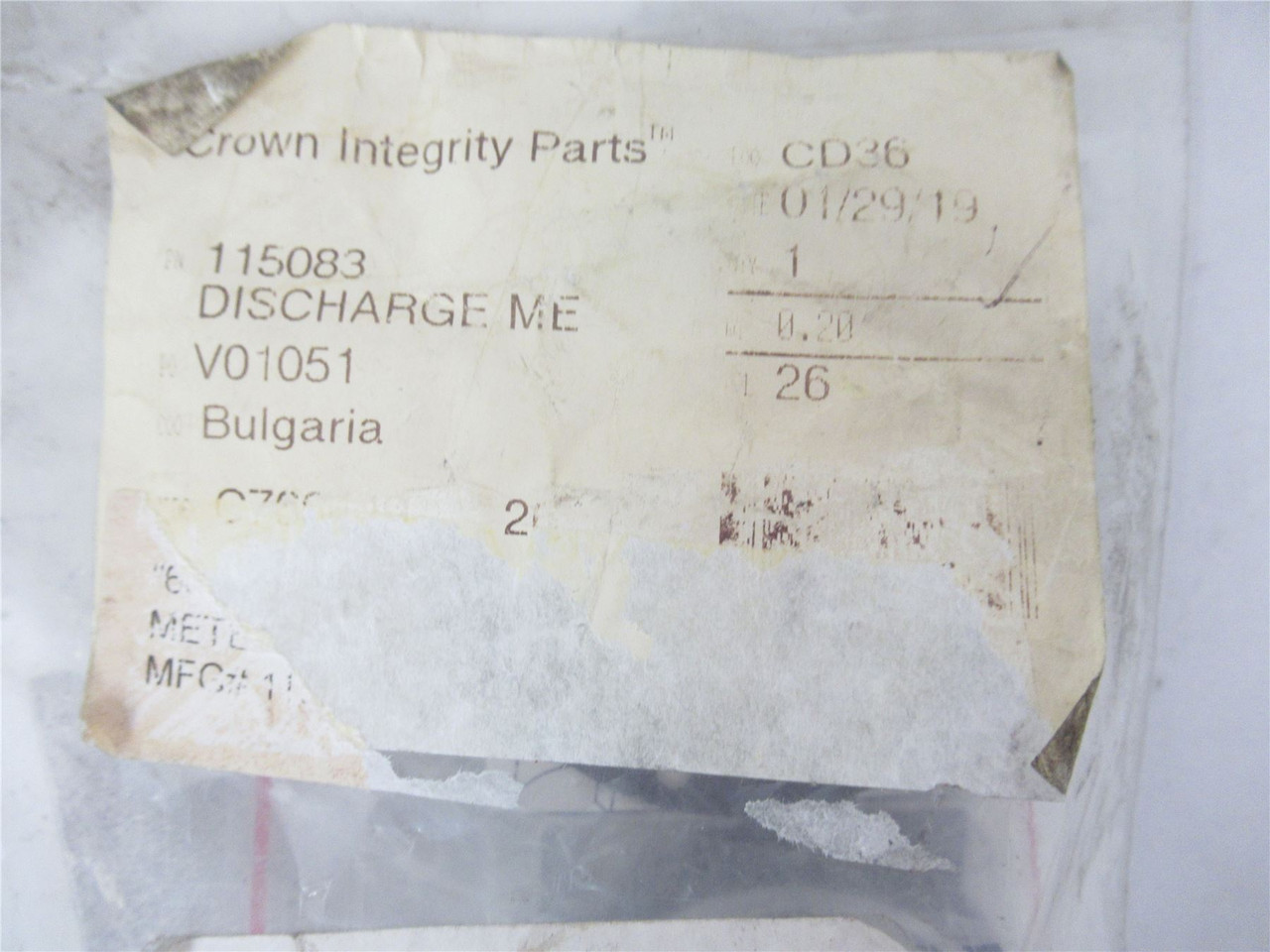 Crown 115083; Discharge Meter