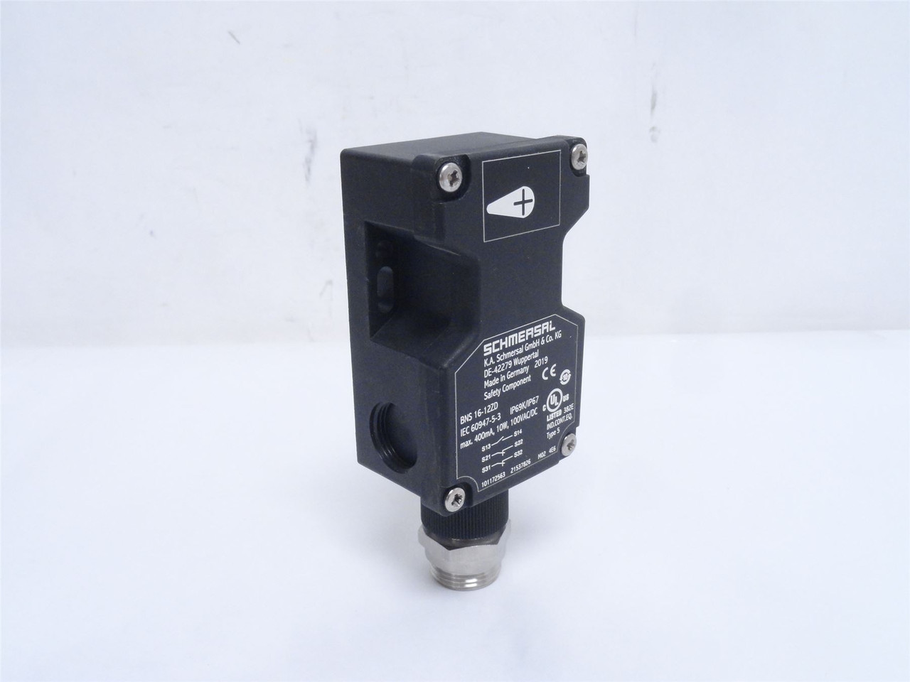 Schmersal BNS16-12ZD; Safety Sensor 10W; 100VAC/DC; 1-NO/2-NC