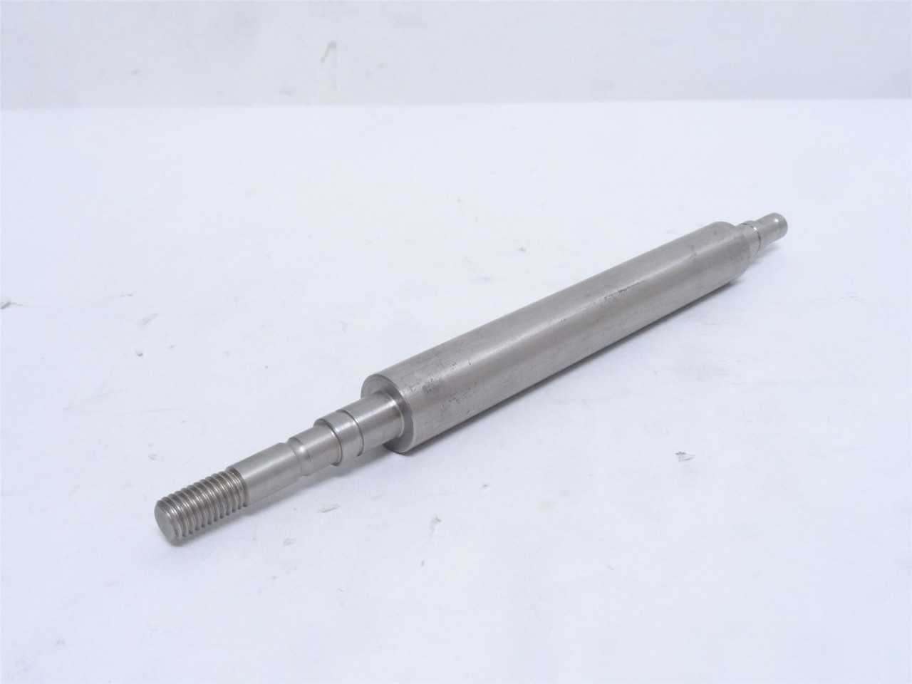 Marel 4267205; Tension Roller Shaft; SS; 8" Long; 17mmOD
