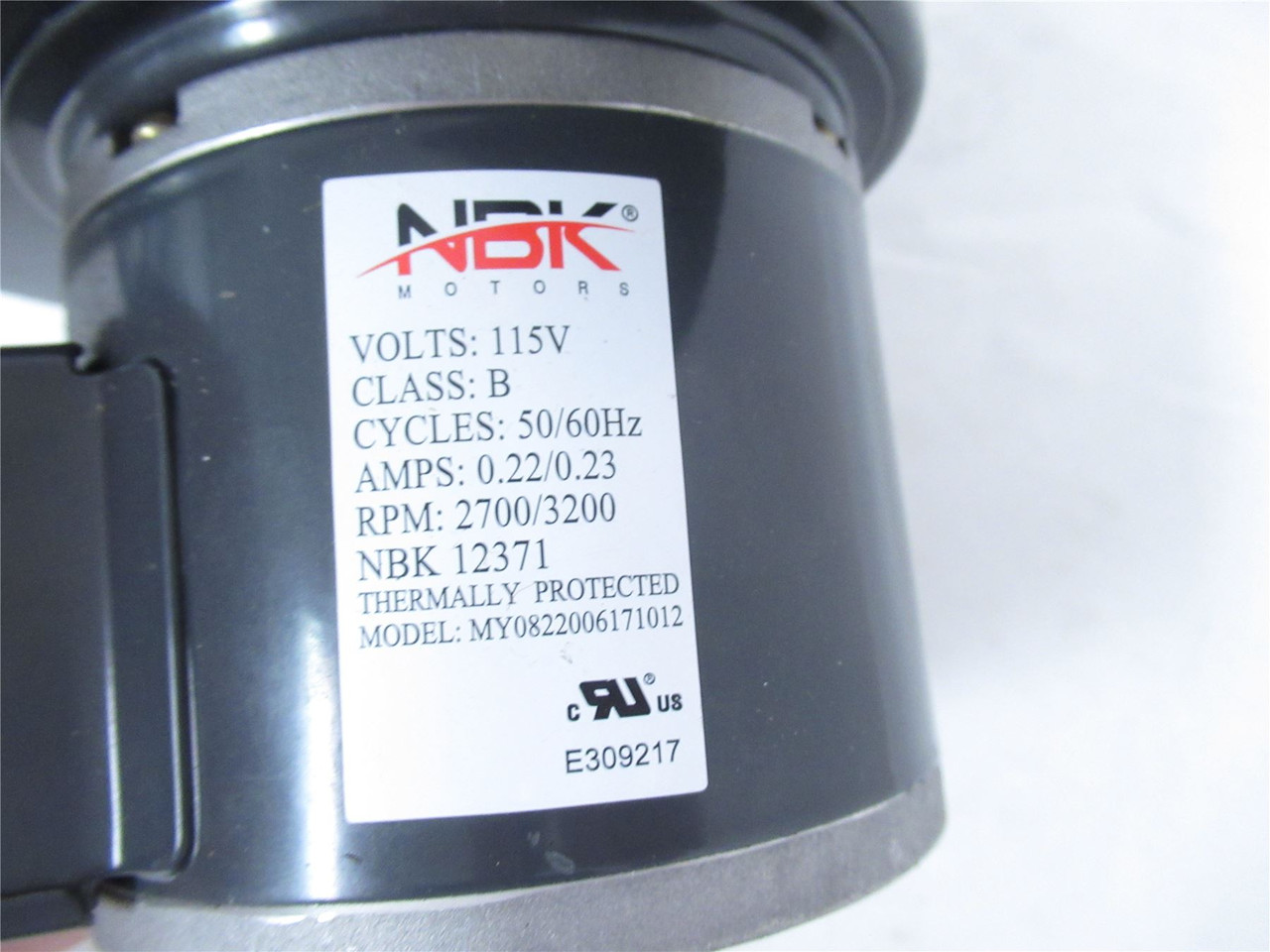 NBK 12371; Blower Motor Psc 115v/60hz