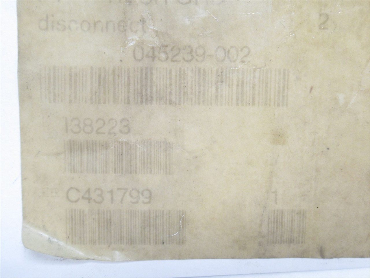 Crown 045239-002; Lower Handle; Red; Plastic