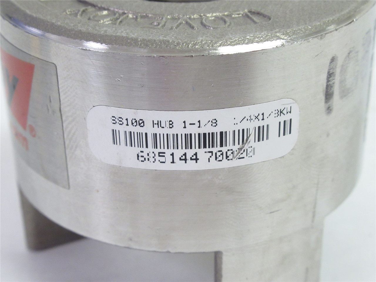 Lovejoy SS100x1-1/8; Jaw Coupling Hub; 1-1/8"ID