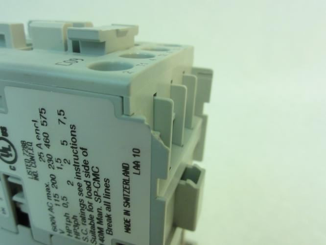 Allen-Bradley 100-C09DJ400; Contactor 9A 3P 600V Coil: 24VDC