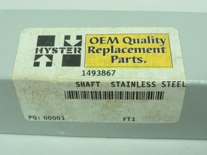 Hyster 1493867; Axle Shaft SS; 7-1/4" L x 1" OD Slotted; One End