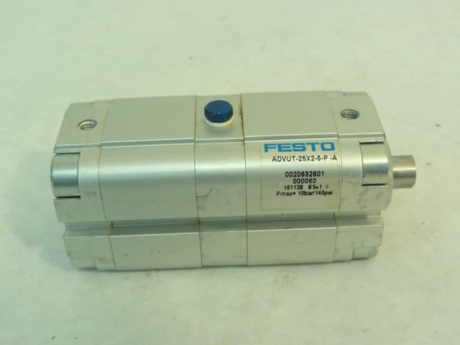 Festo ADVUT-25X2-5-P-A; Air Cylinder; 25mm Bore; 2mm Stroke