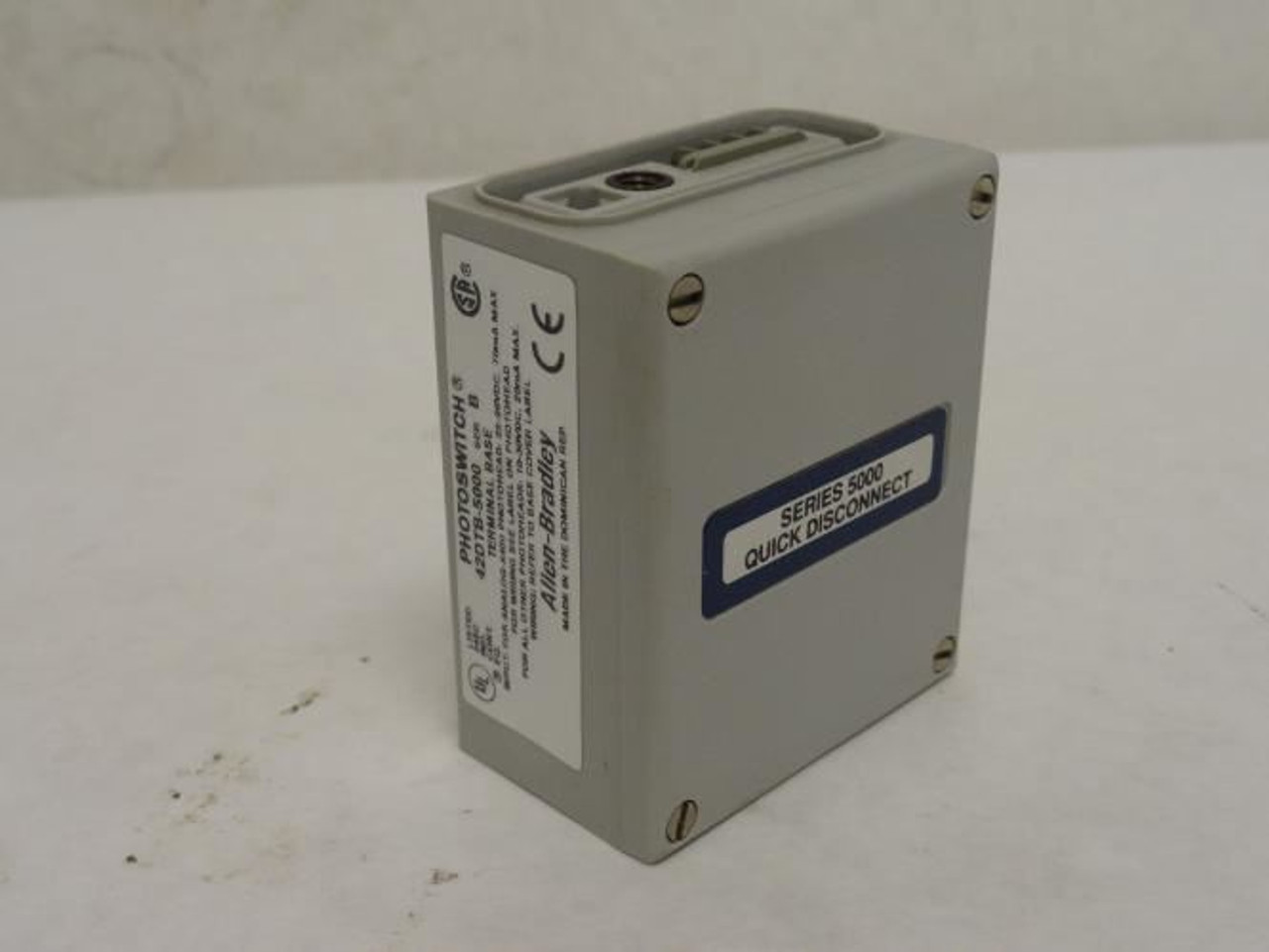 Allen-Bradley 42DTB-5000; Photoswitch Terminal Base 22-28VDC