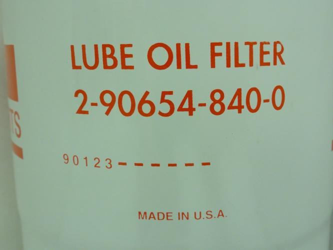 Isuzu 2-90654-840-0; Oil Filter; Threads: 1-1/2 Inch-12 Tpi