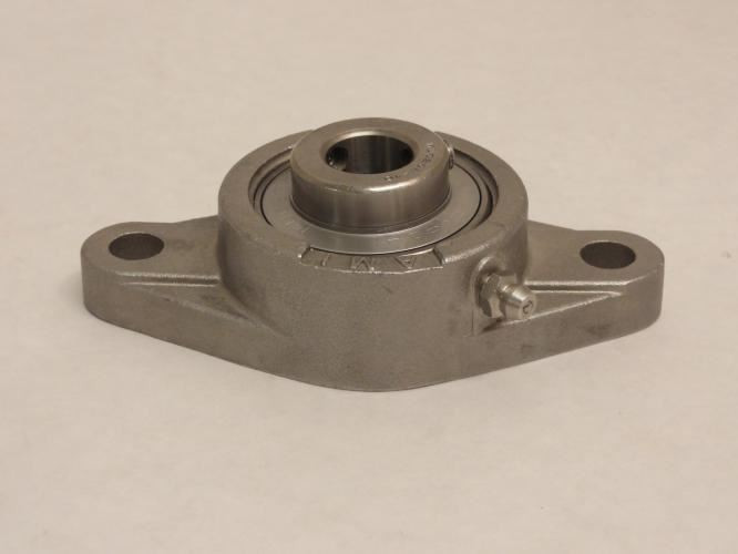AMI MUCFL202-10; Flange Bearing; SS; 5/8"ID; 2-Bolt