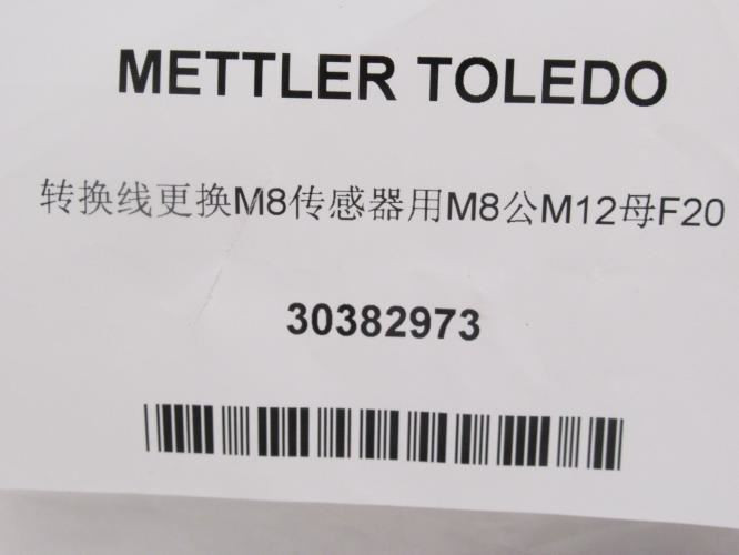 Mettler-Toledo 30382973; Cable Adaptor; M8 x M12; 5-Pin