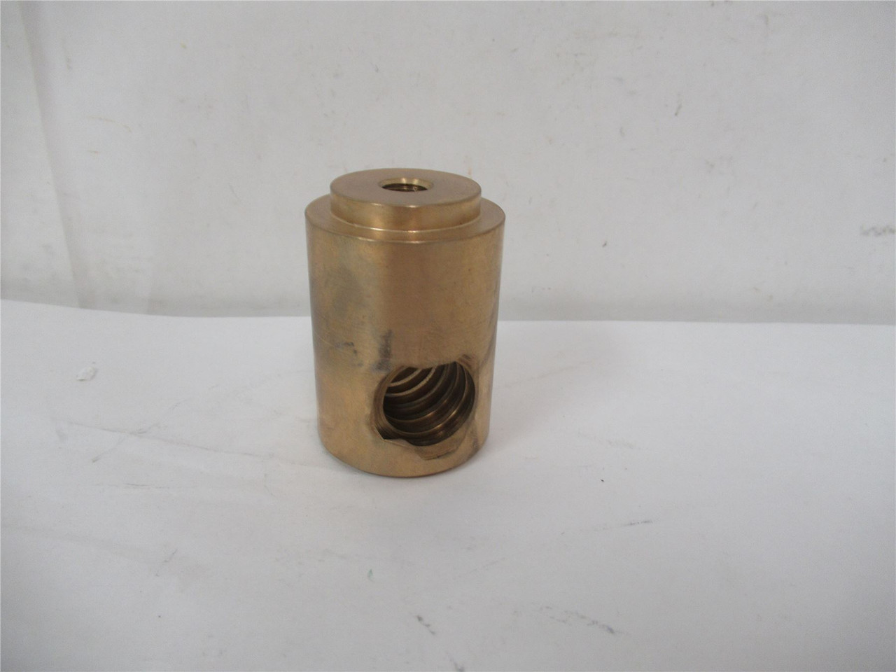 Marel 672433; NUT;F/WING CUTTER;HIGH YIELD LH Thread Brass