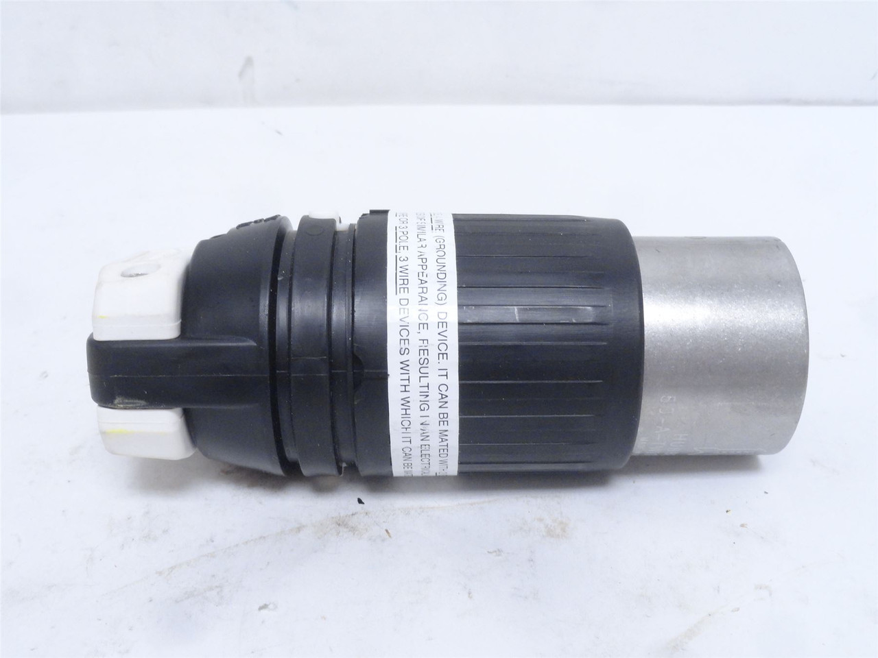 Hubbell HBL7765C; Locking Plug; 50A; 3 Pole; 600VAC/125VDC