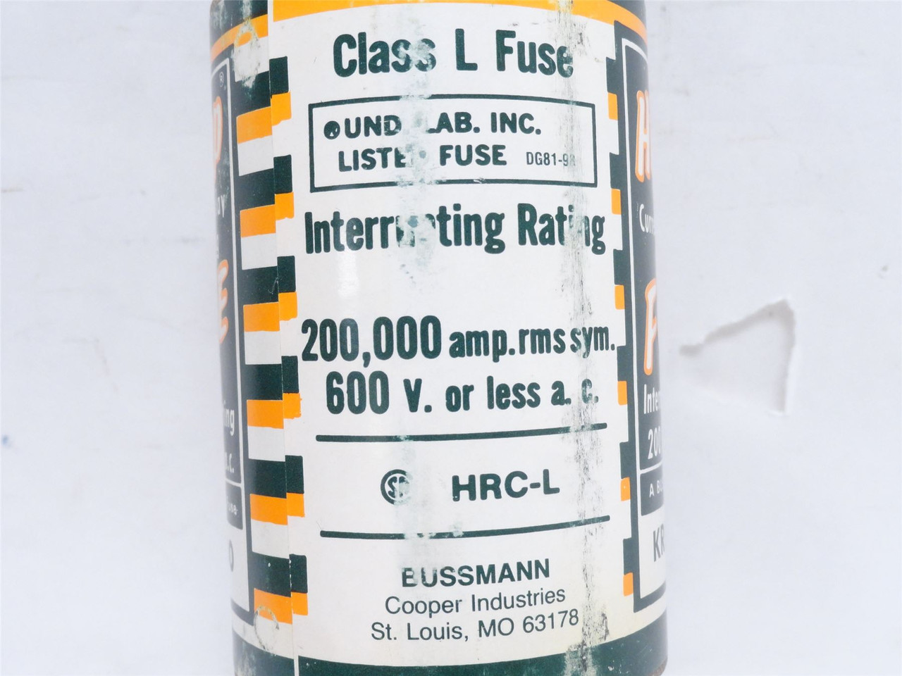 Bussmann KRP-C-800; Hi-Cap Fuse; 800 Amps; 600VAC