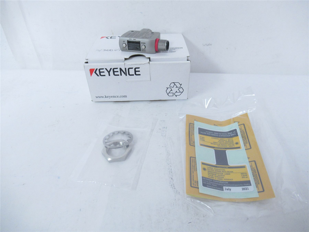 Keyence LR-ZH490CB; Laser Sensor 490 MM Range