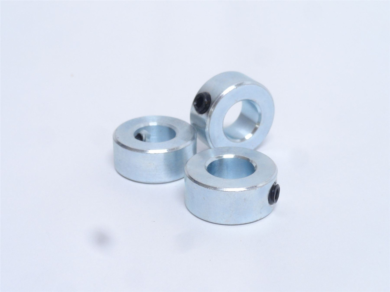 Climax C-050; Lot-3; Solid Set Screw Collars; 1/2"ID x 1"OD