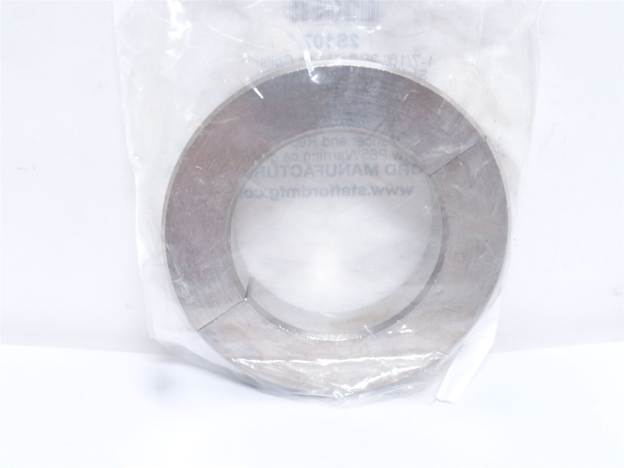 Stafford 2S107; Two Piece Split Clamp Collar; SS; 1-7/16"ID