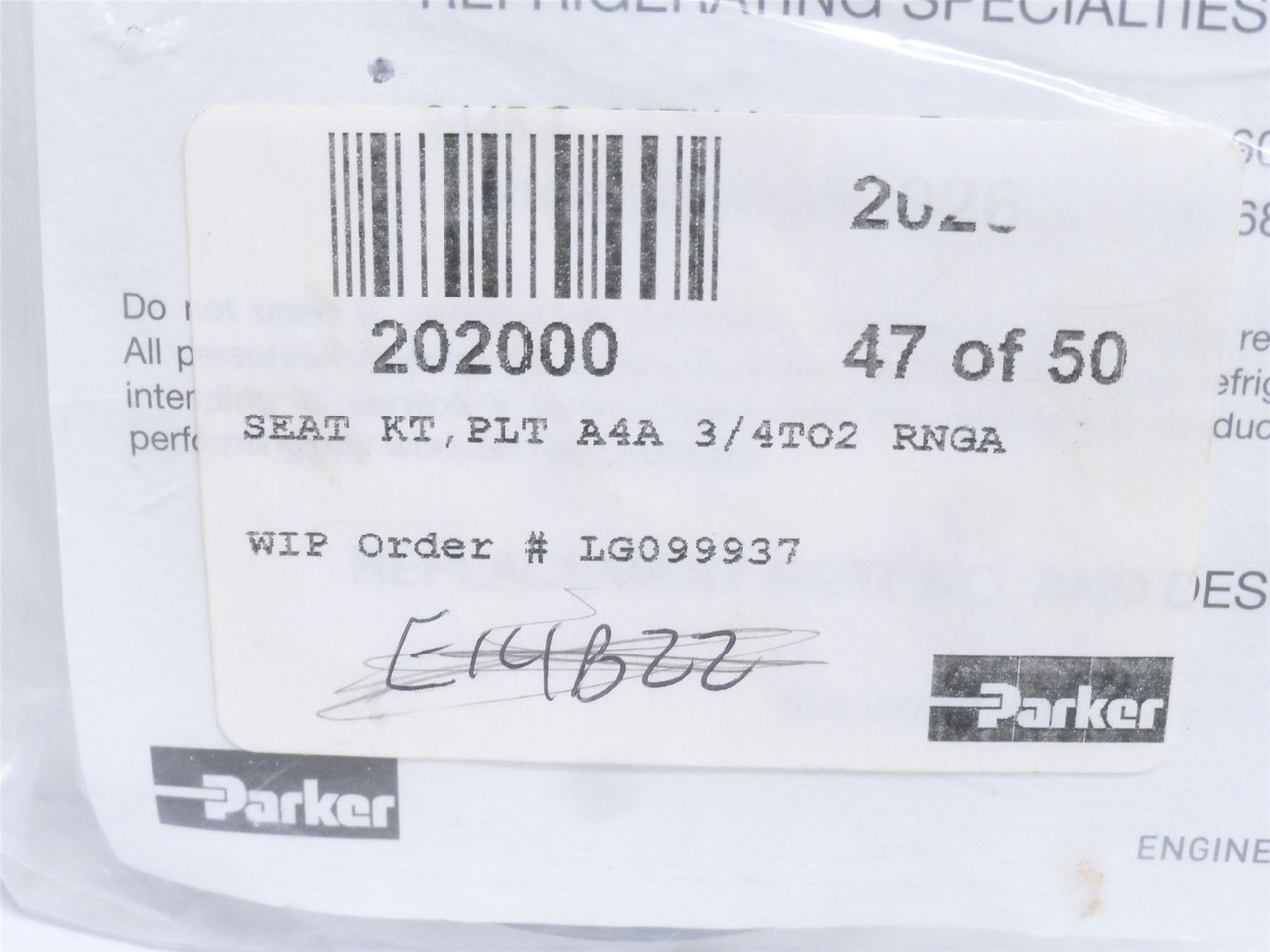 Parker 202000; Pilot Seat Kit A4A