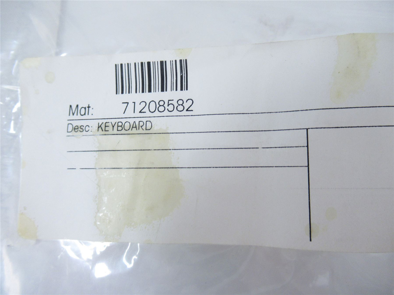 Mettler Toledo 71208582; Keyboard Scale 6 Key