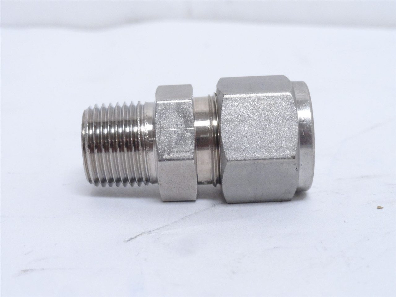 Swagelok SS-810-1-6; Tube Fitting; SS-316; 1/2" Tube x 3/8NPT