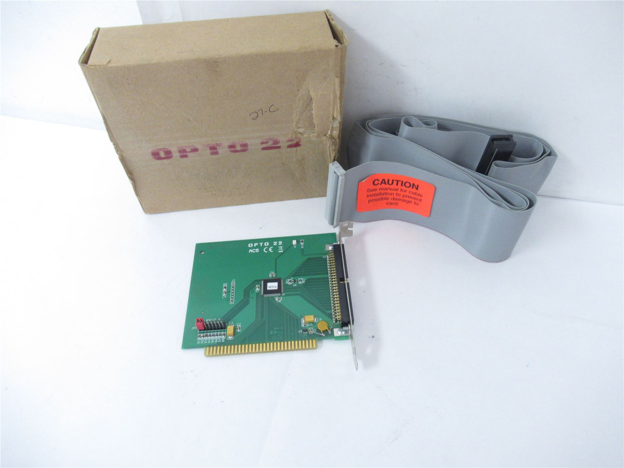 Opto 22 AC5; PLC Board  ISA Bus To CardEdge I/O Rack 6' Cable