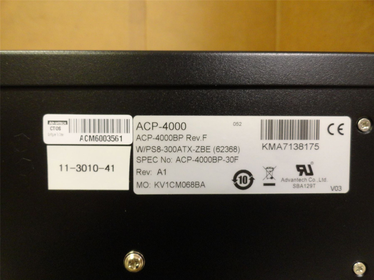JBT 113007; Application Specific PC 800/800S-w/PS8-300ATX-ZBE