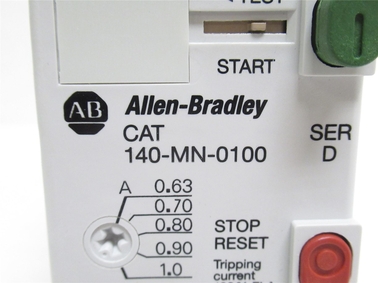 Allen-Bradley 140-MN-0100; Manual Starter; 0.63A-1.0A; 690VAC