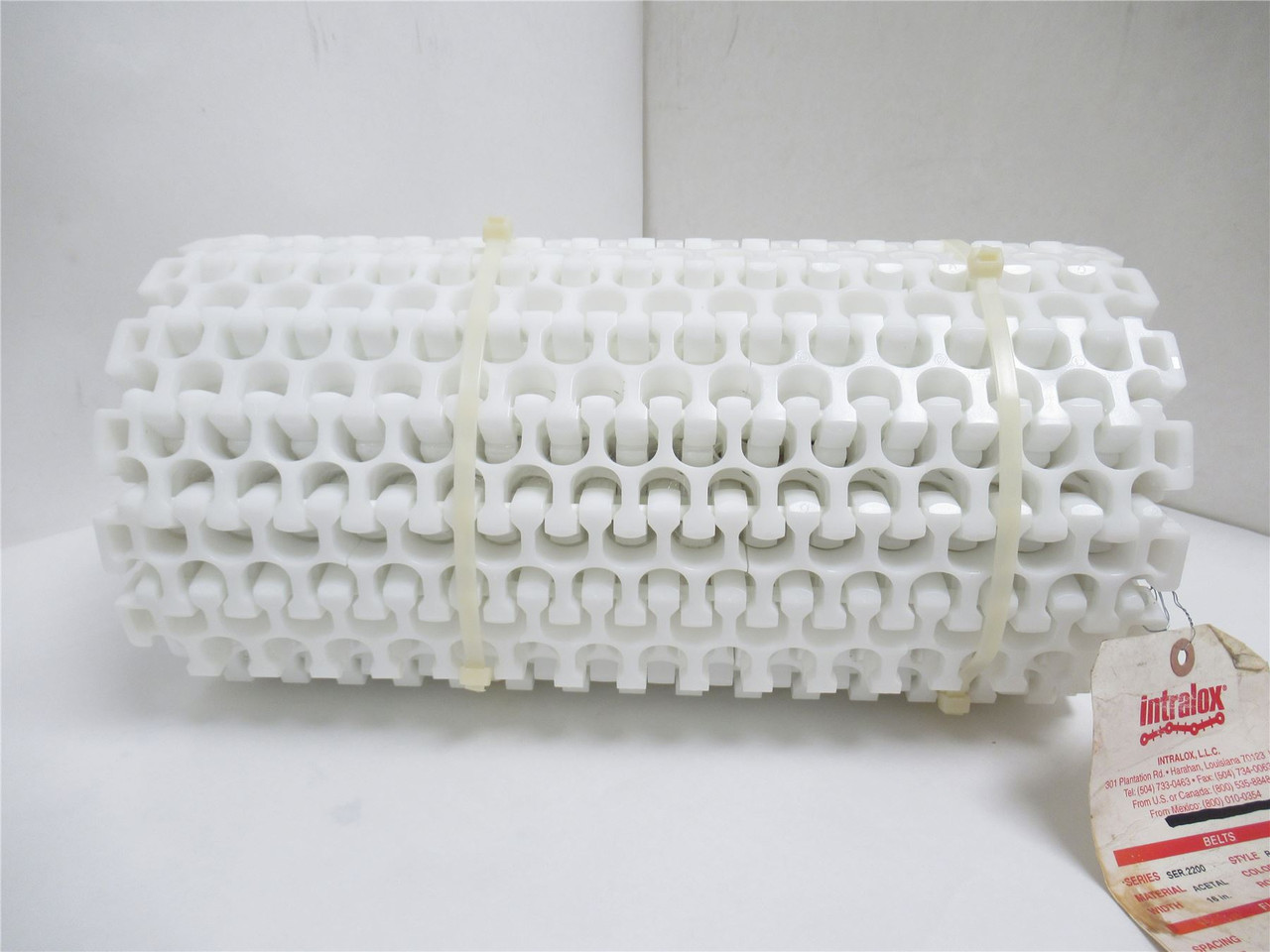 Intralox SER2200-16-5; Side Flexing Belt; 16" Wide x 5' Long