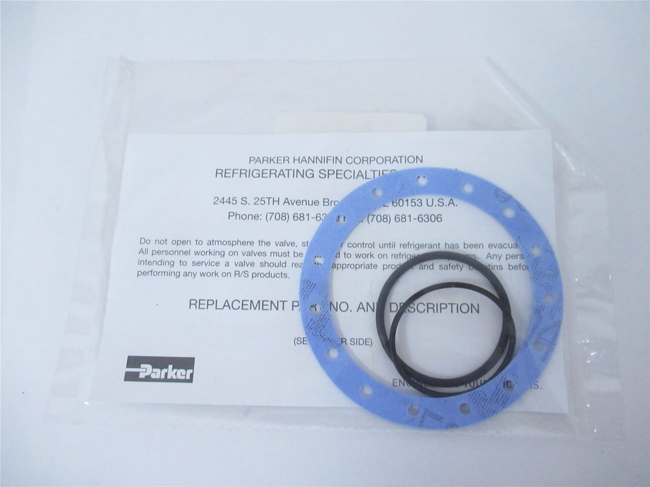 Parker 209737; Refrigeration Gasket Kit PEV 3/4" TO 1"