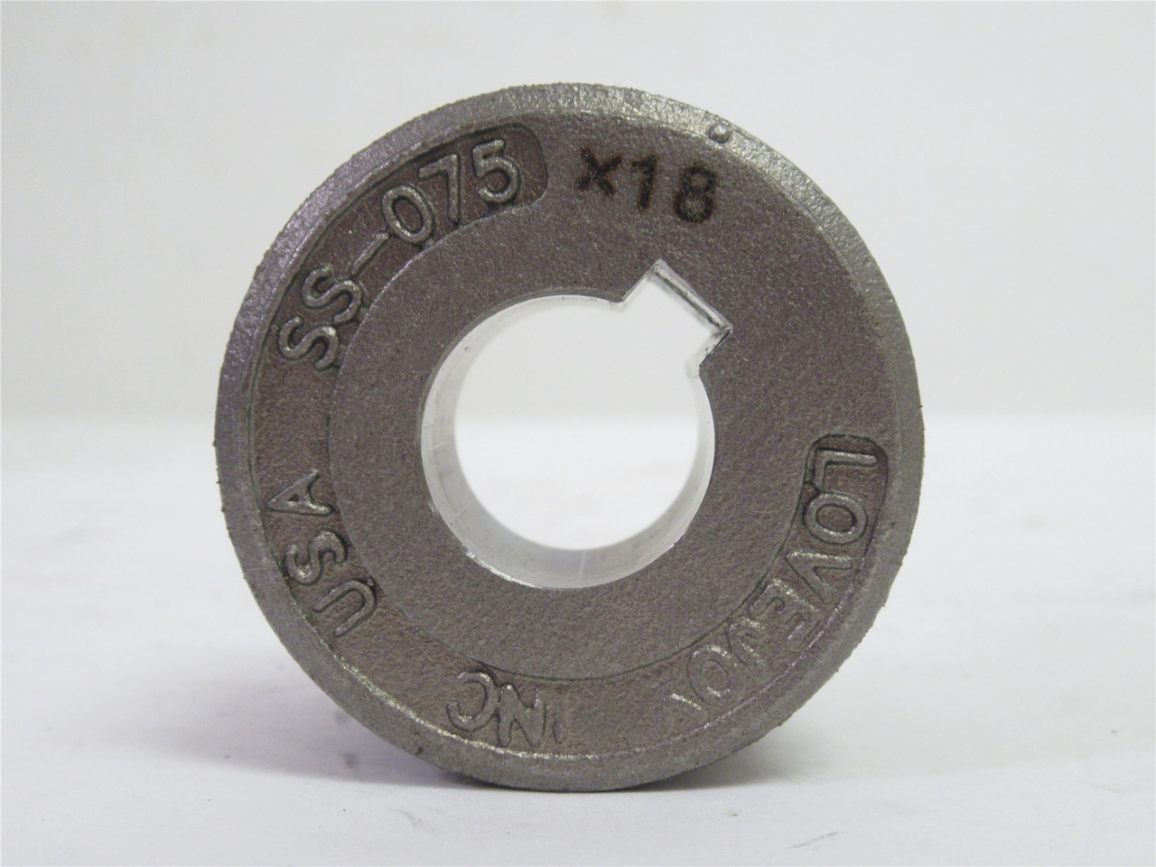 Lovejoy SS-075 18MM; Jaw Coupling; SS; 18mmID