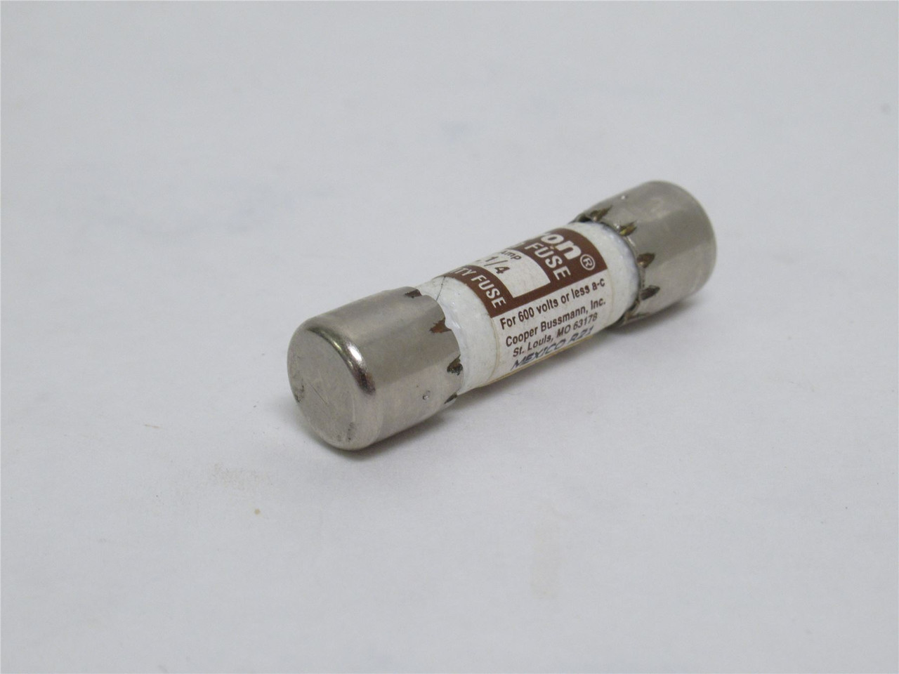 Bussmann KTK-1/4; Fast Acting Midget Fuse; 1/4A; 600VAC