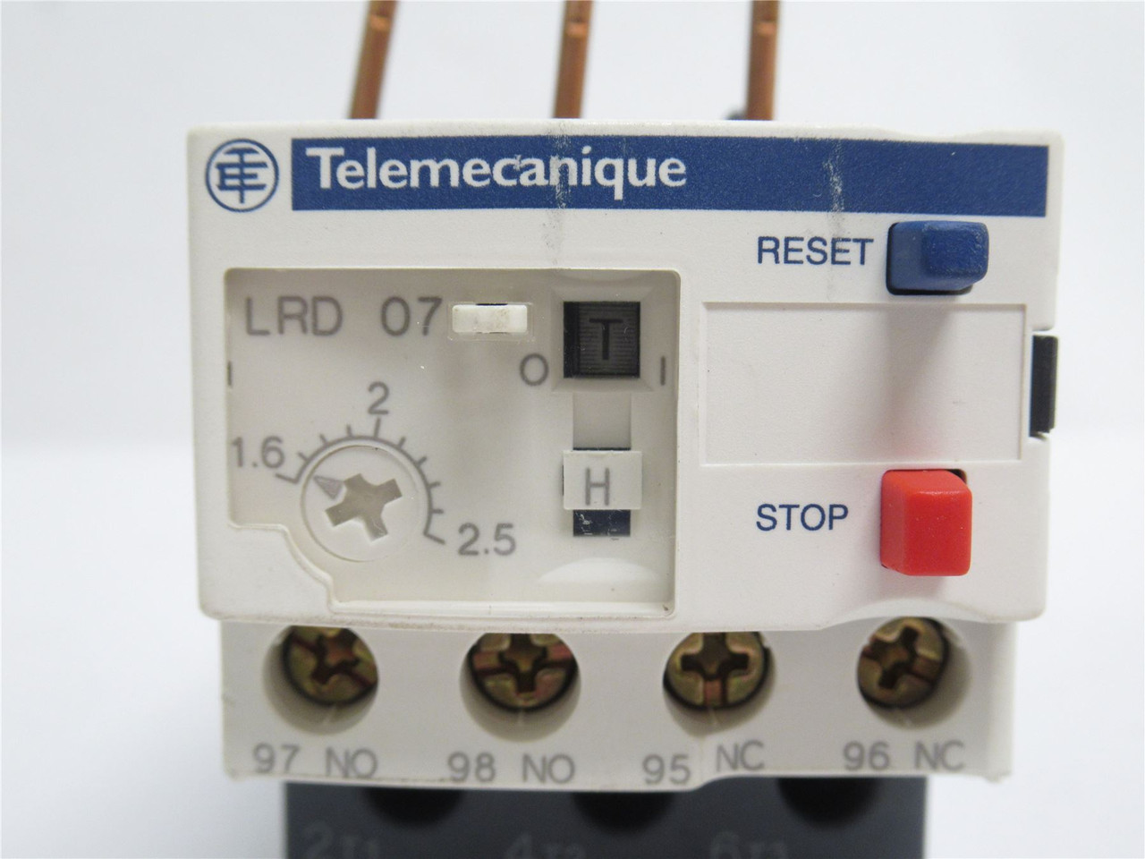 Telemecanique LRD-07; Overload Relay; 1.6-2.5A; 600VAC; 3PH