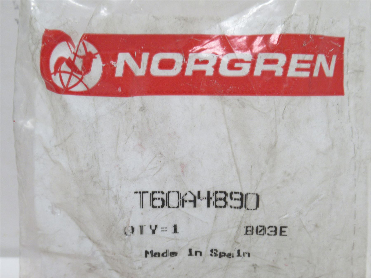 Norgren T60A4890; Excess Flow Shut-Off Valve; 1/2NPT