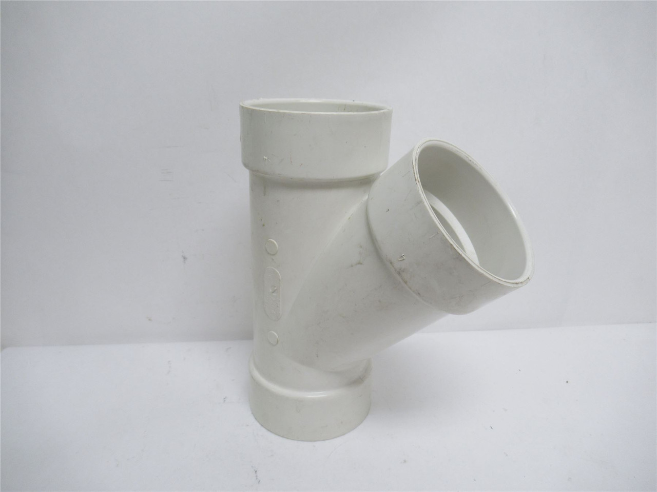 MFG- P600-040; PVC; Schedule: 40; Pipe Wye; 4" Socket