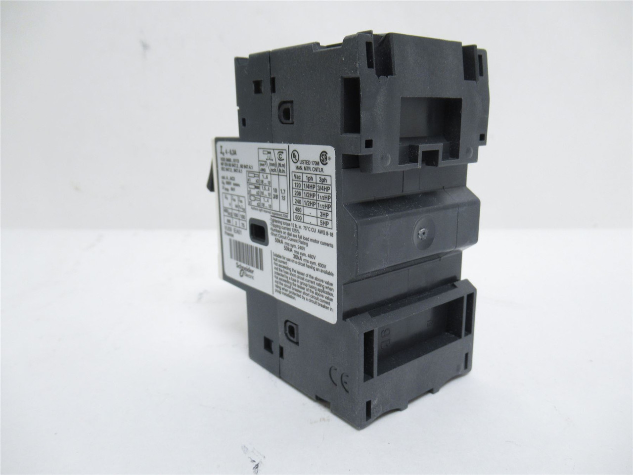 Telemecanique GV2ME10; Motor Starter/Protector 4-6.3A; 690VAC