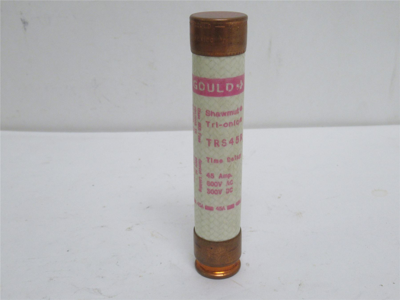 Gould TRS45R; Time Delay Fuse; 45A; 600VAC/300VDC