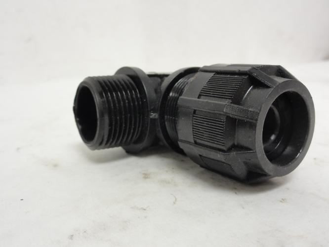 Thomas Betts BVWD-P132GT-11; Elbow Connector 90Deg; Black 3/4"