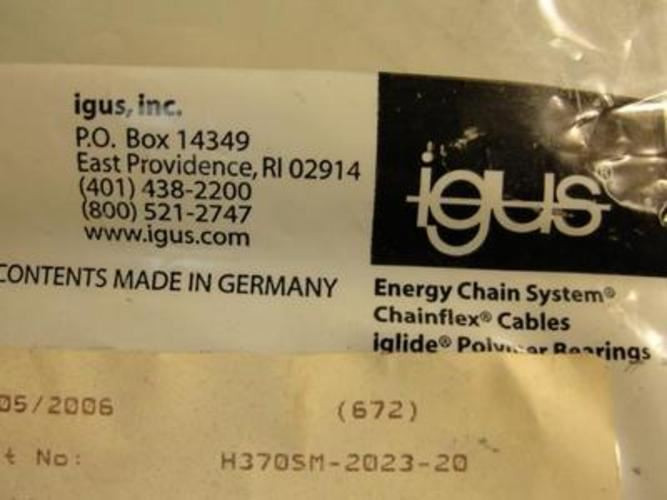 Igus H370SM-2023-20; LOT-2; Linear Bearing