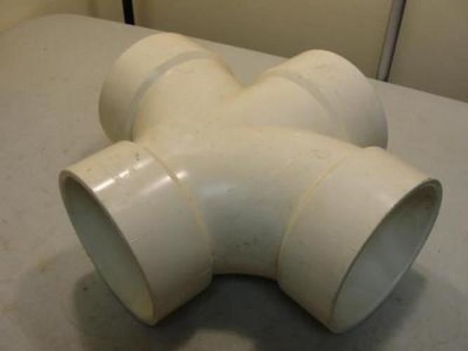 Nibco 420-040; PVC Cross; 4" Nominal Size; Schedule 40