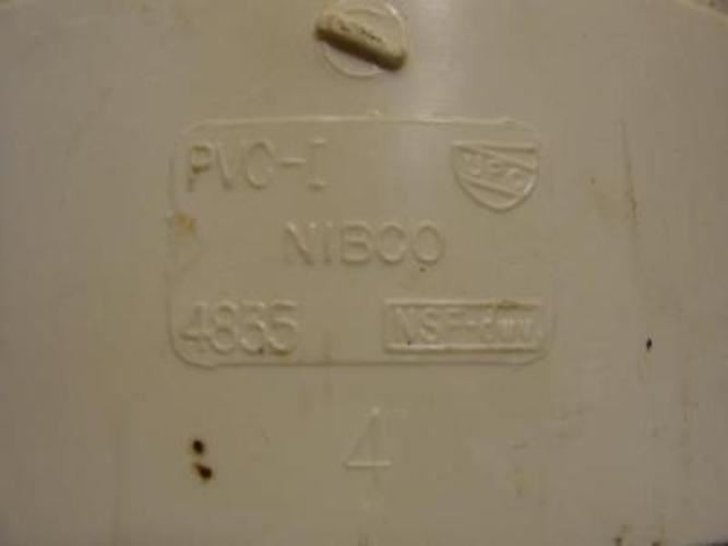 Nibco 420-040; PVC Cross; 4" Nominal Size; Schedule 40