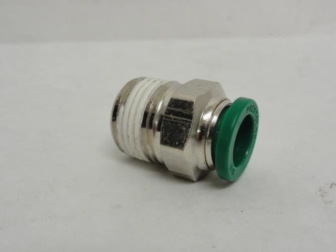 Parker W68PLP-6-6; Straight Tube Connector; 3/8" Tube x 3/8 NPT