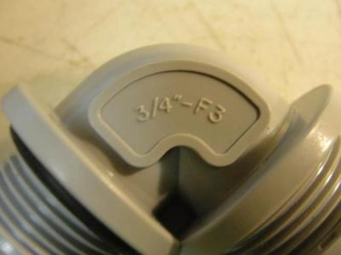 Wood Head 3/4"-F3; Conduit Fitting;  3/4" NPT; 0.500 - 0.625" Wire Size