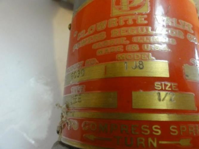 Powers 591-6030 1J8; Brass Control Valve Flowrite; 1/2" NPT