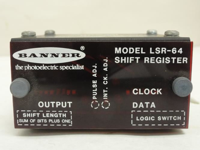 Banner LSR-64; Shift Register; 64-Bit; 8-Pin; 150mA Max