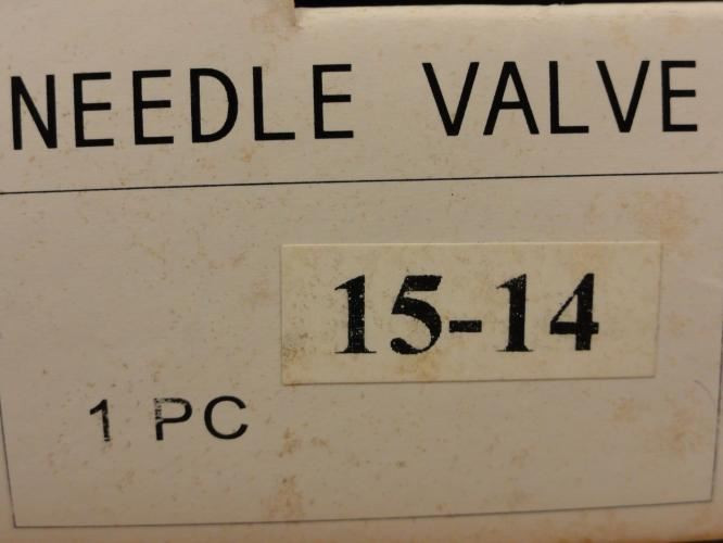 KF Industries 15-14; Needle Valve; 1/4"NPT; 6000PSI; 414bar