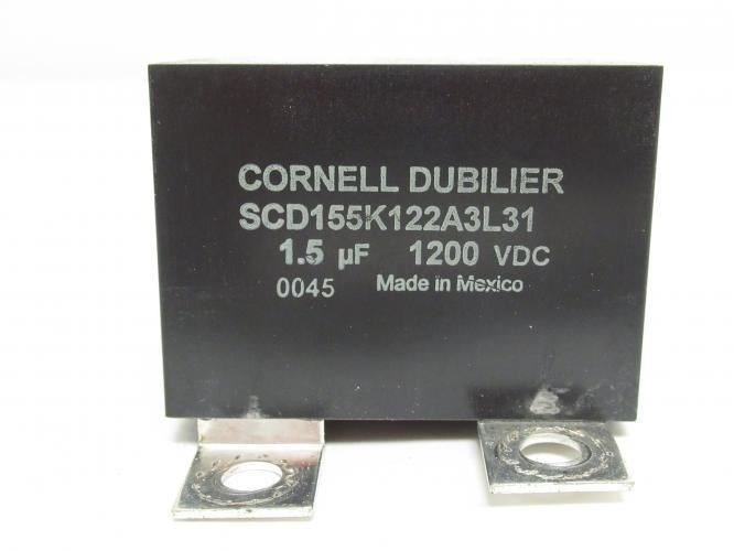 Cornell SCD155K122AL31; Lot-7 Capacitors; 1.5uF; 120VDC