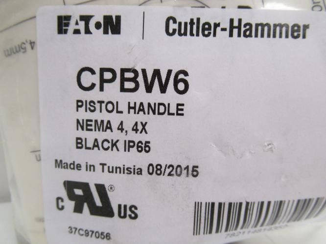 Eaton CPBW6; Rotary Disconnect Pistol Handle; Type: 6