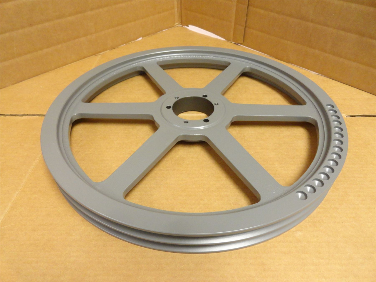 TB Woods 18.4X2B-SK; Bushed V-Belt Pulley 1842B; 2-Groove