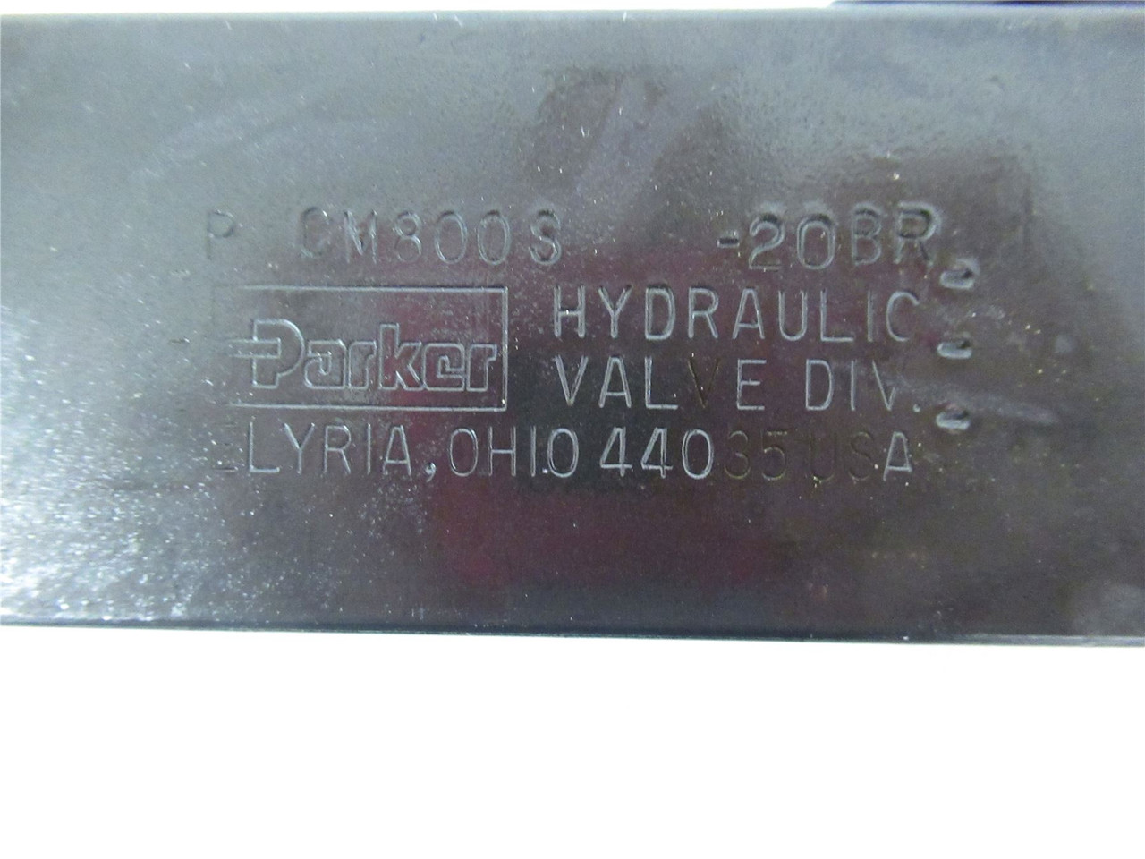 Parker PCM800S;  Hydraulic Valve1/2"NPTF Steel 15gal/min